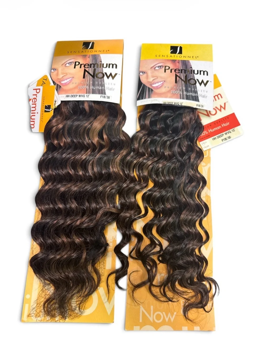 A package and a half Sensationnel Premium Now 100% Human Hair Extensions